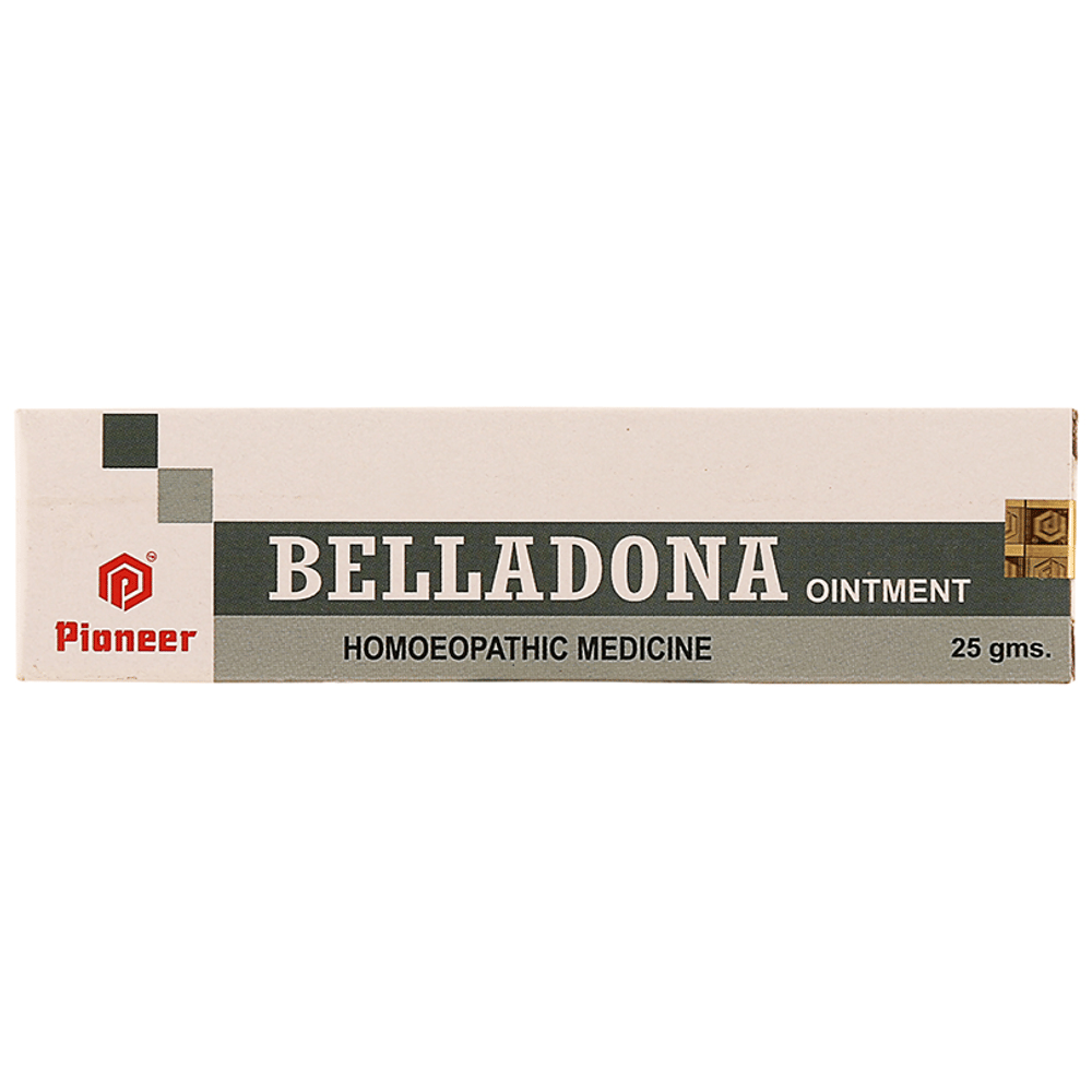 Pioneer Pharma Belladona Ointment (25gm Each) combo pack of 2 Tubes