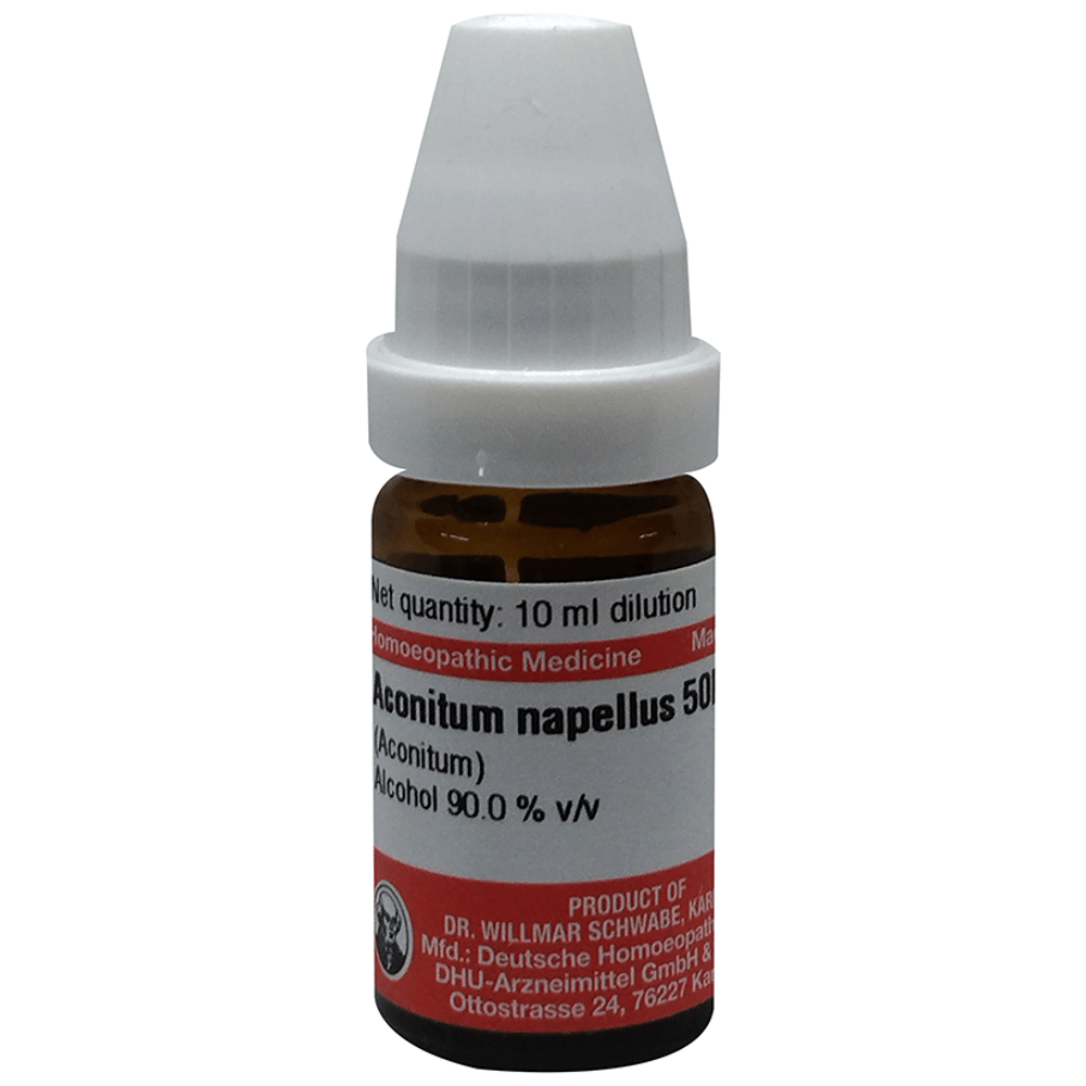 Dr Willmar Schwabe Germany Aconitum Napellus (Aconitum) Dilution 50M bottle of 10 ml Dilution