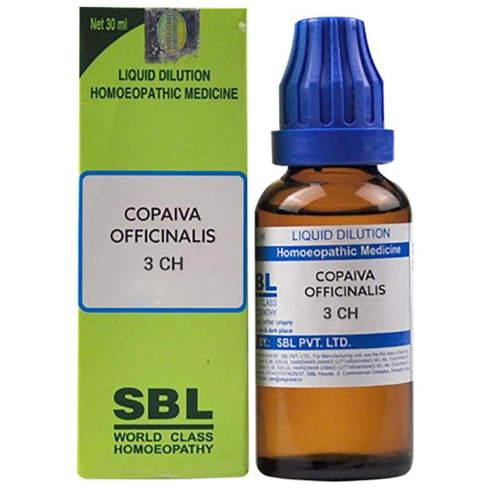 SBL Copaiva Officinalis Dilution 3 CH bottle of 30 ml Dilution