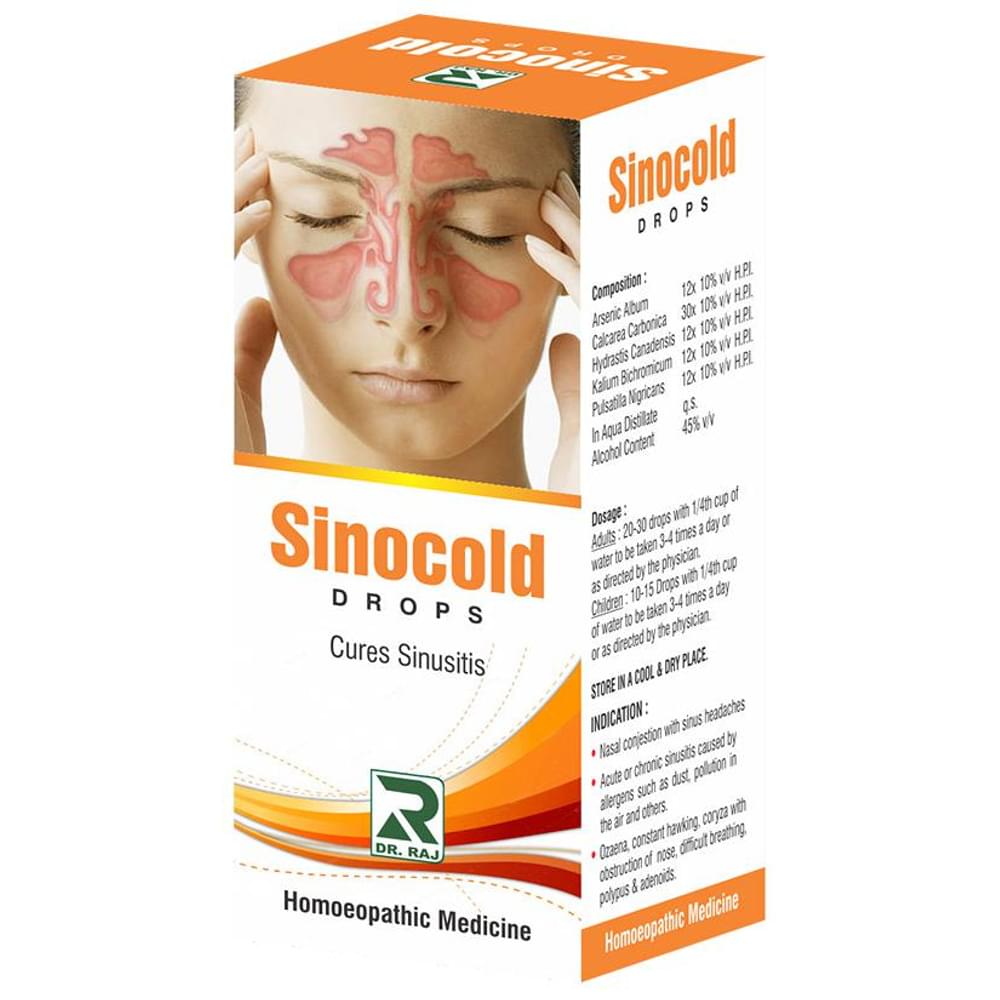 Dr. Raj Sinocold Drop bottle of 30 ml Drop Dr. Raj Sinocold Drop bottle of 30 ml Drop
