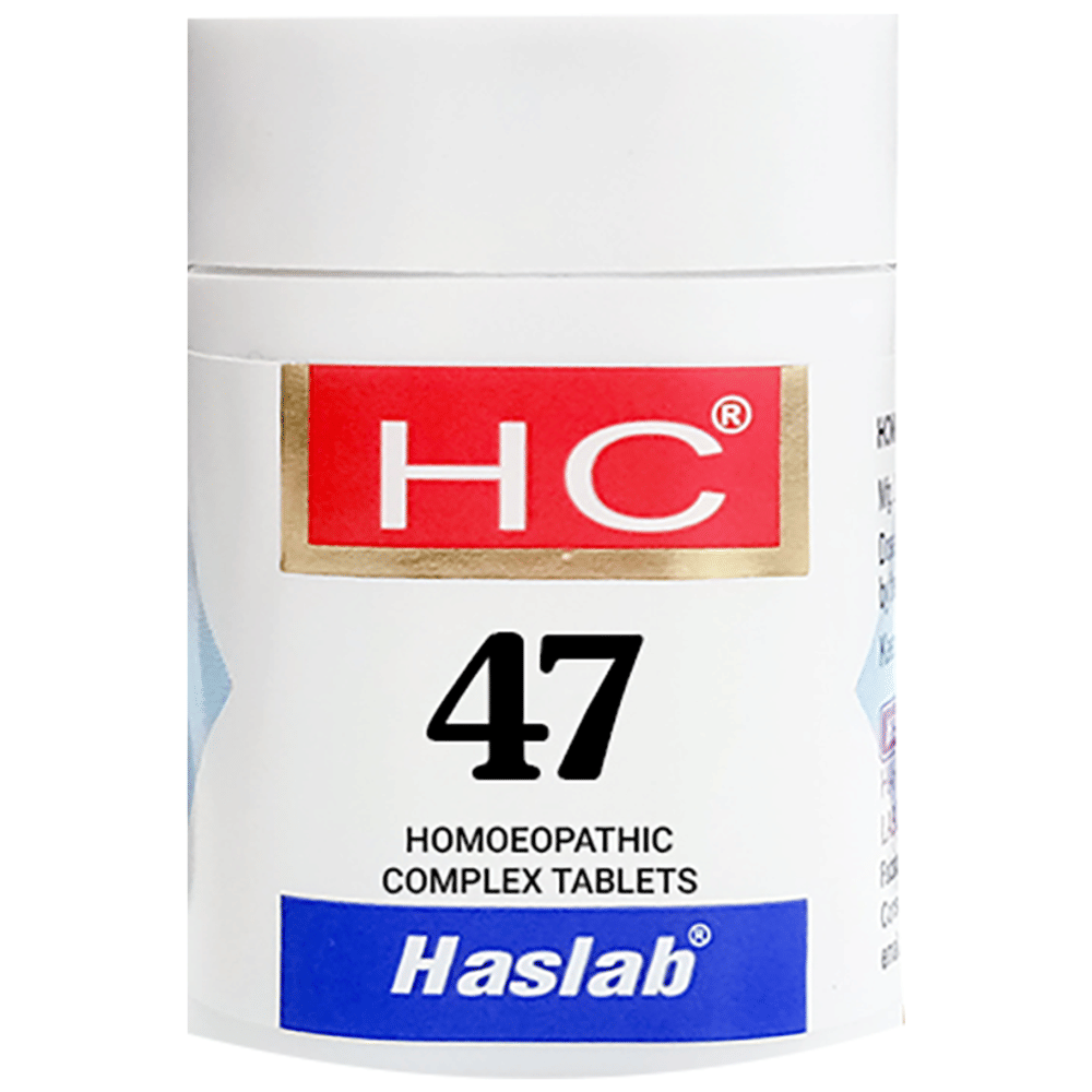Haslab HC 47 Homoeo Vitamin-B Complex Tablet bottle of 20 gm Tablet Haslab HC 47 Homoeo Vitamin-B Complex Tablet bottle of 20 gm Tablet