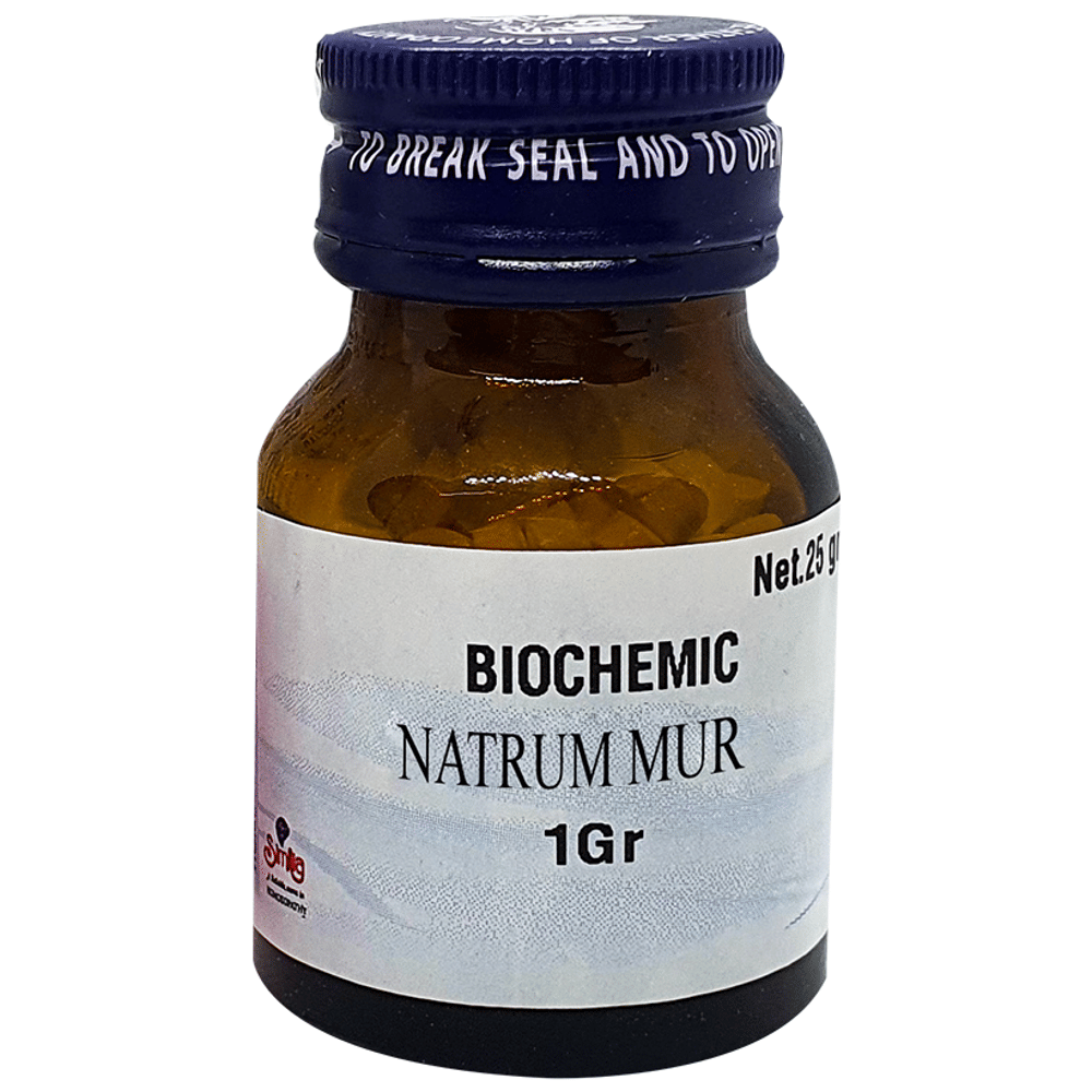 Similia Natrum Mur Biochemic Tablet 6X bottle of 25 gm Biochemic Tablet Similia Natrum Mur Biochemic Tablet 6X bottle of 25 gm Biochemic Tablet