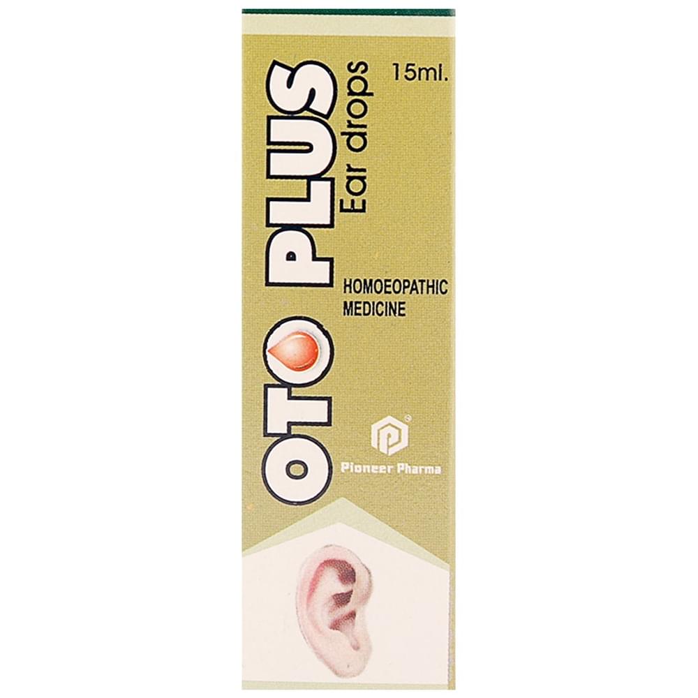 Pioneer Pharma Oto Plus Ear Drop (15ml Each) combo pack of 2 bottles