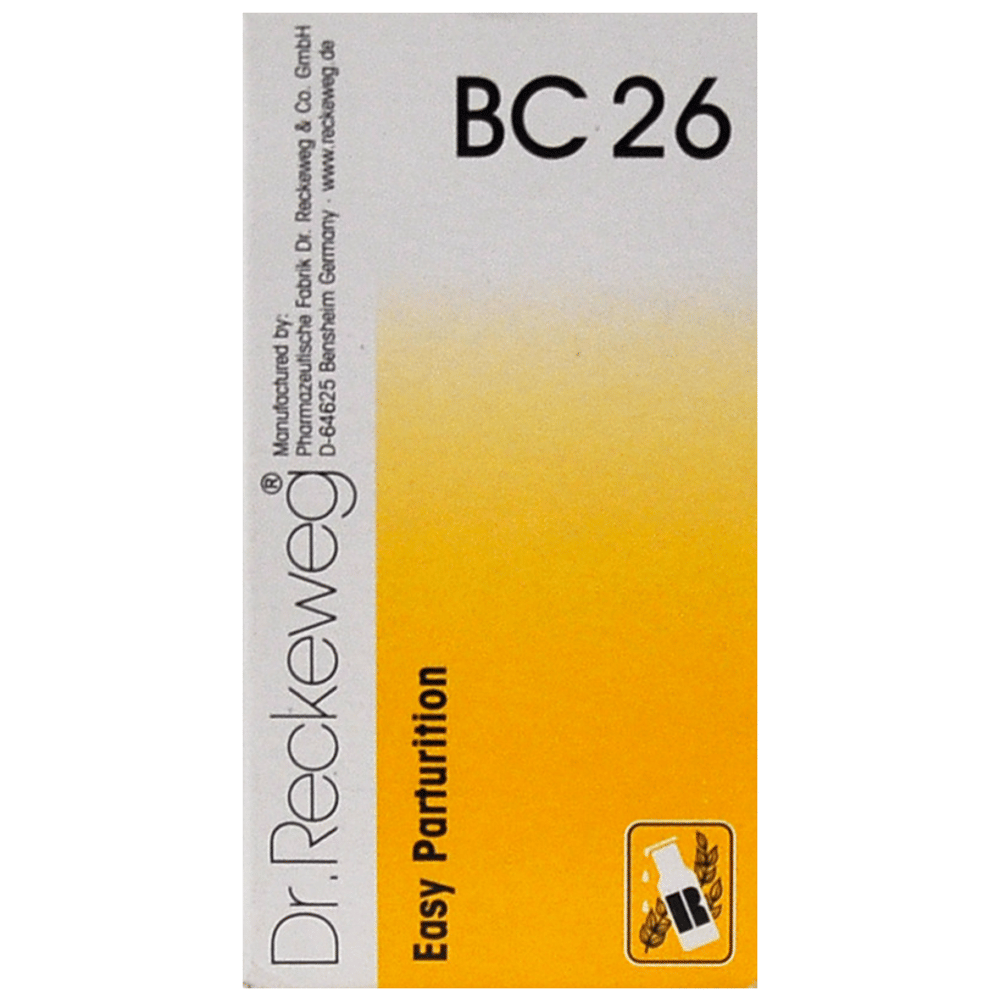 Dr. Reckeweg Bio-Combination 26 (BC 26) Tablet bottle of 20 gm Biocombination Tablet Dr. Reckeweg Bio-Combination 26 (BC 26) Tablet bottle of 20 gm Biocombination Tablet