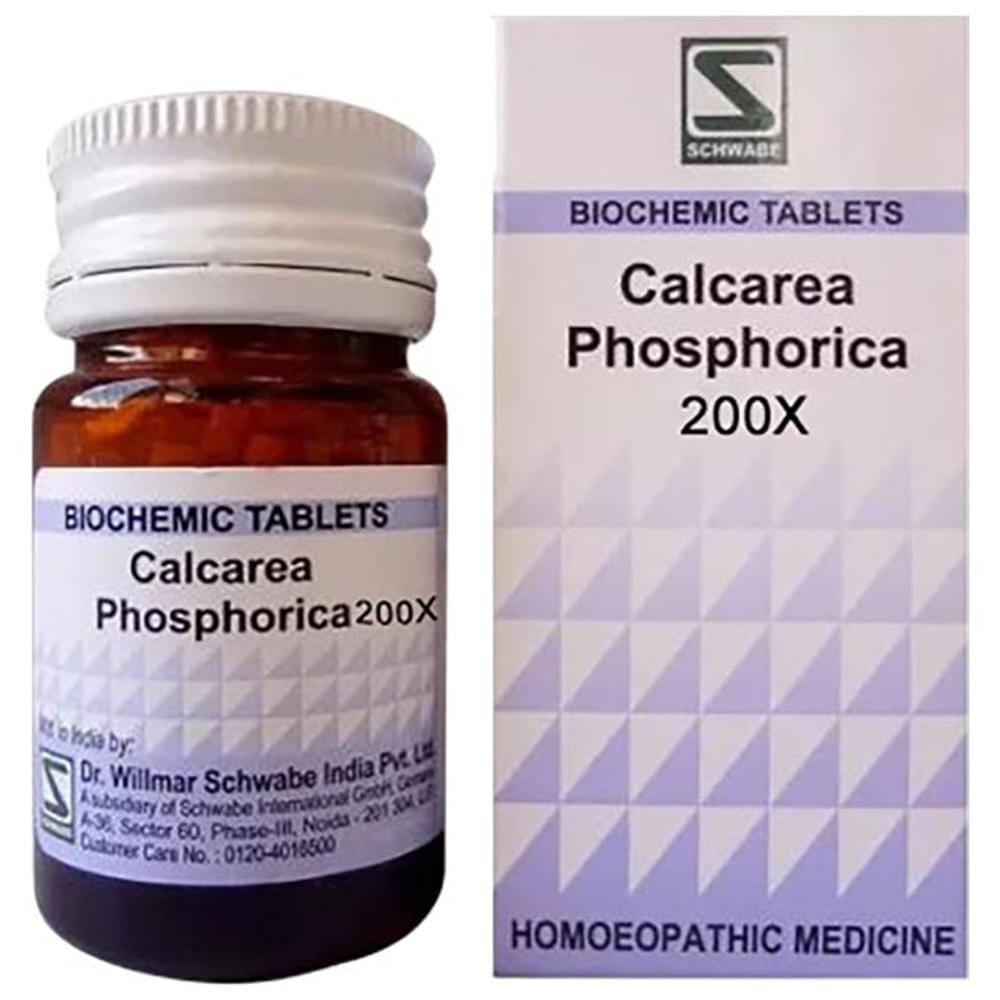 Dr Willmar Schwabe India Calcarea Phosphorica Biochemic Tablet 200X bottle of 550 gm Biochemic Tablet