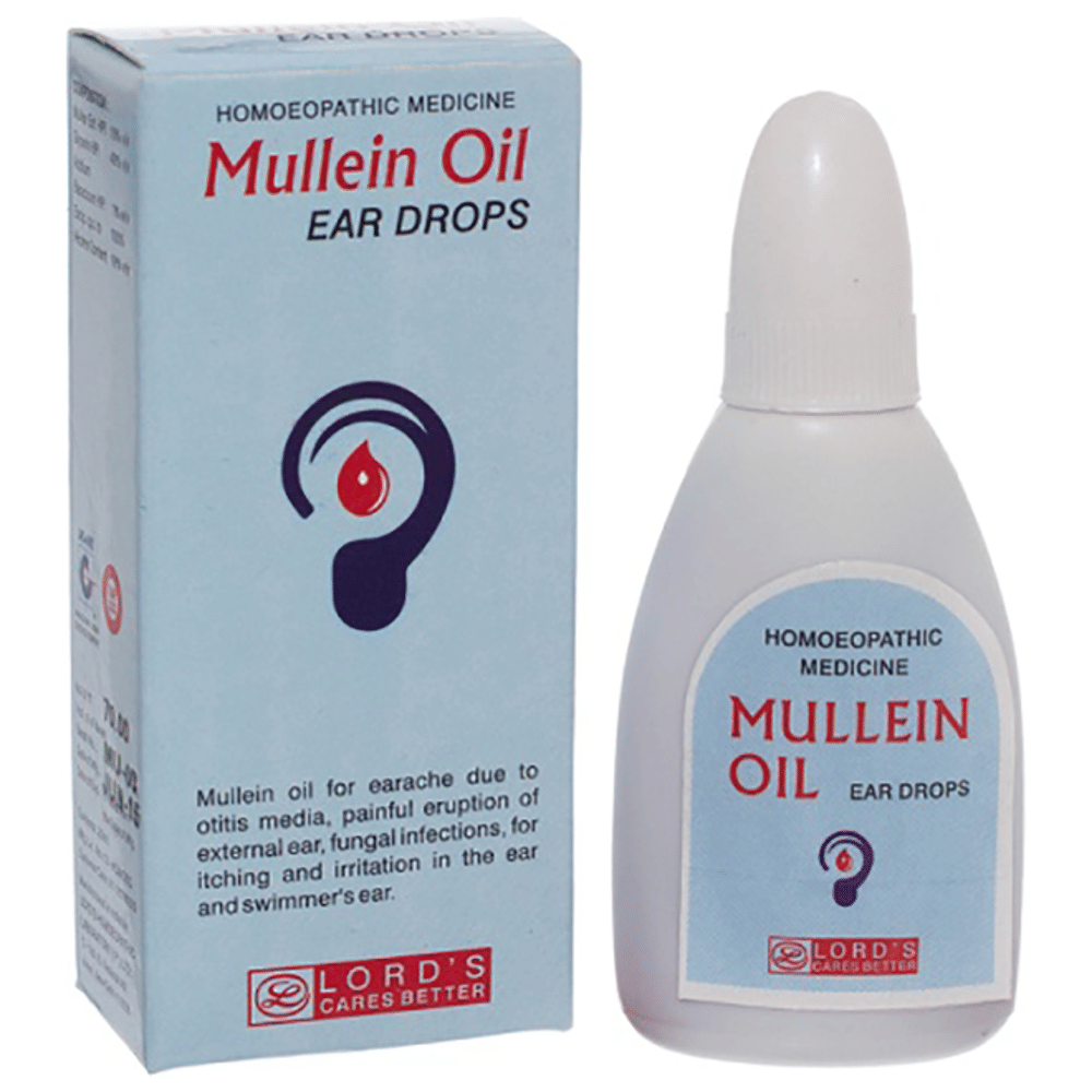Lord's Mullein Oil Ear Drop bottle of 15 ml Ear Drop Lord's Mullein Oil Ear Drop bottle of 15 ml Ear Drop
