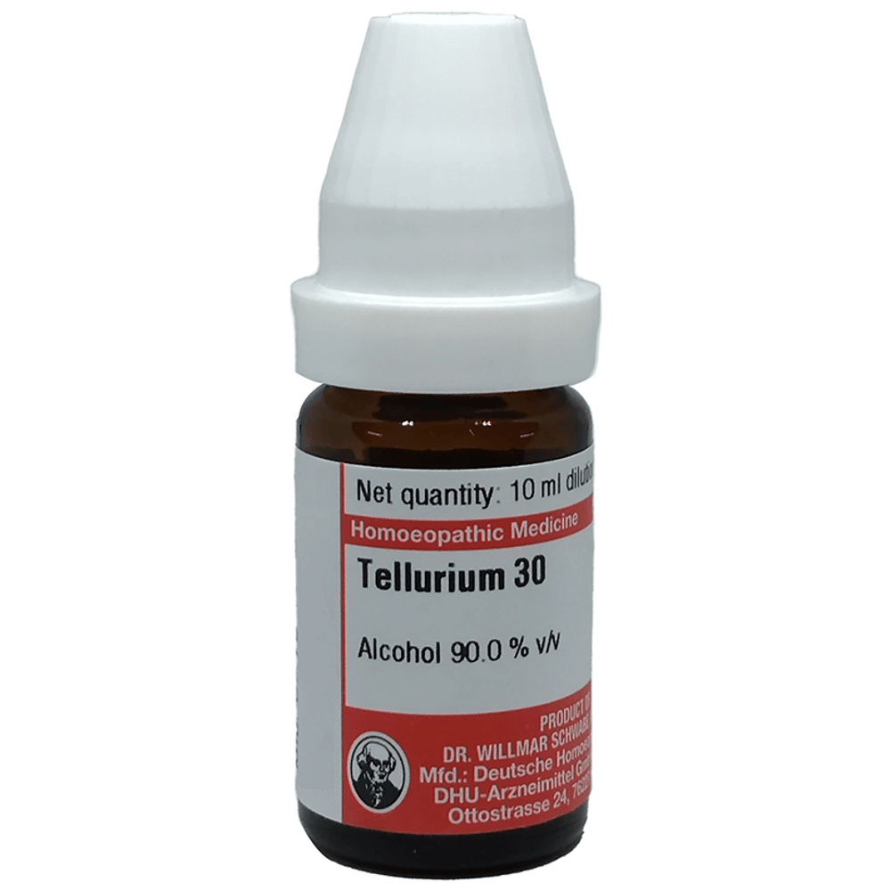 Dr Willmar Schwabe Germany Tellurium Dilution 30 bottle of 10 ml Dilution