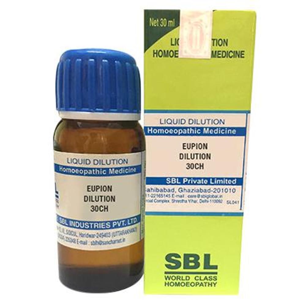 SBL Eupion Dilution 30 CH bottle of 30 ml Dilution SBL Eupion Dilution 30 CH bottle of 30 ml Dilution