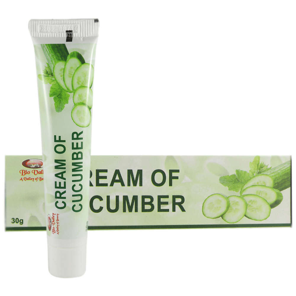 Bio Valley Cream Of Cucumber tube of 30 gm Cream Bio Valley Cream Of Cucumber tube of 30 gm Cream