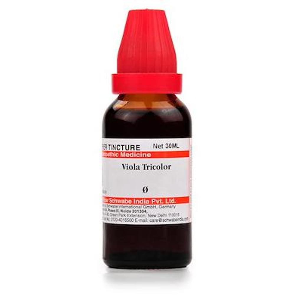 Dr Willmar Schwabe India Viola Tricolor Mother Tincture Q bottle of 30 ml Mother Tincture Dr Willmar Schwabe India Viola Tricolor Mother Tincture Q bottle of 30 ml Mother Tincture