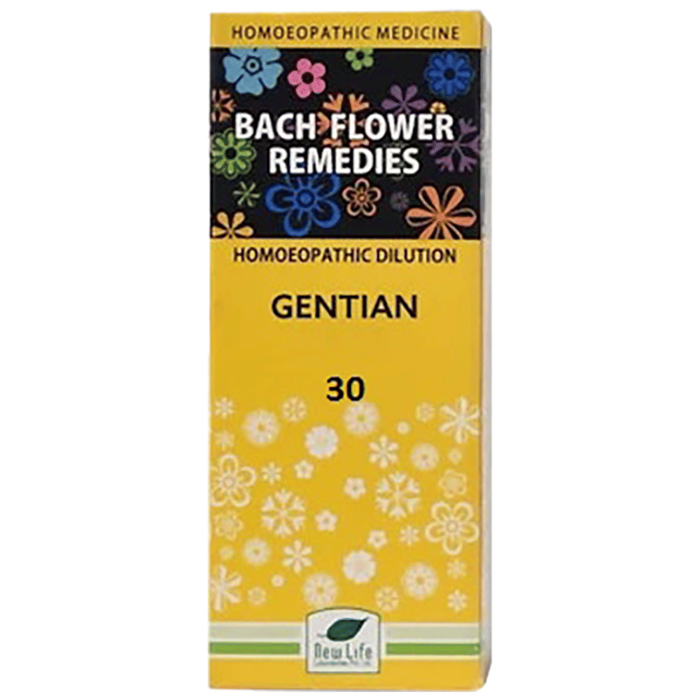 New Life Bach Flower Gentian 30 bottle of 100 ml Dilution New Life Bach Flower Gentian 30 bottle of 100 ml Dilution