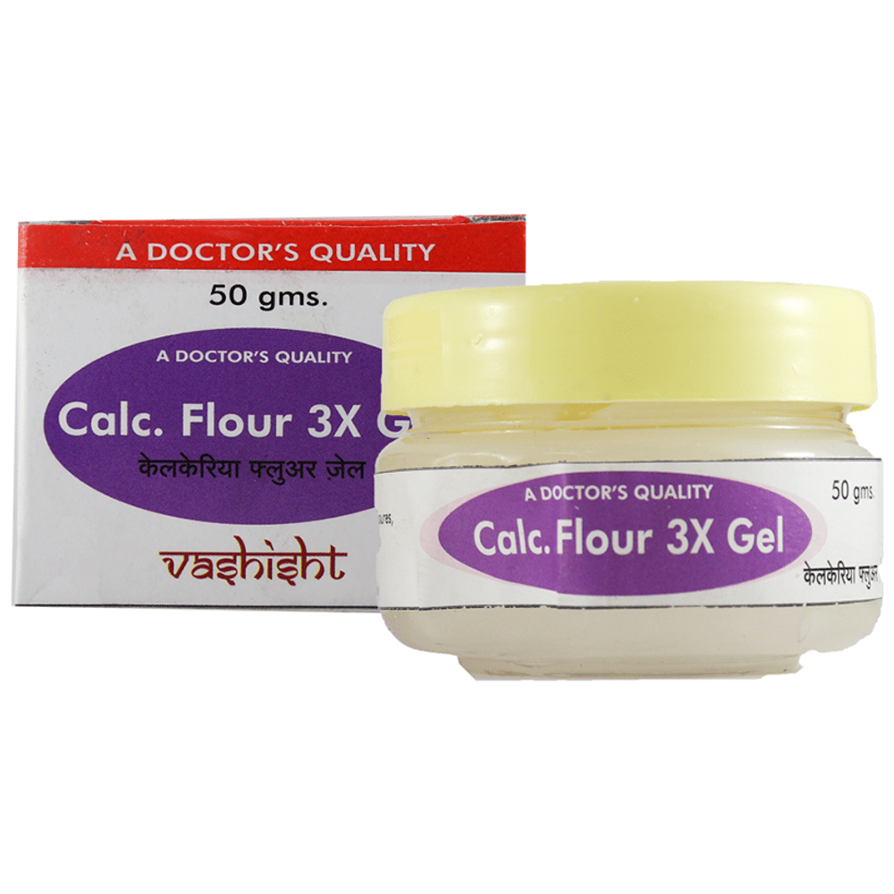 Vashisht Calc Flour 3X Gel jar of 50 gm Gel Vashisht Calc Flour 3X Gel jar of 50 gm Gel