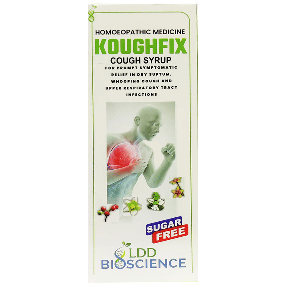 LDD Bioscience Koughfix Cough Syrup bottle of 100 ml Syrup LDD Bioscience Koughfix Cough Syrup bottle of 100 ml Syrup