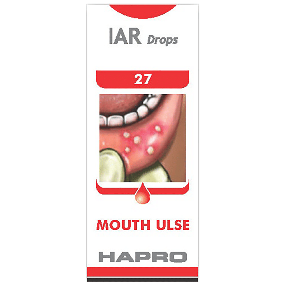Hapro IAR Drop No. 27 (Mouth Ulse) bottle of 30 ml Drop