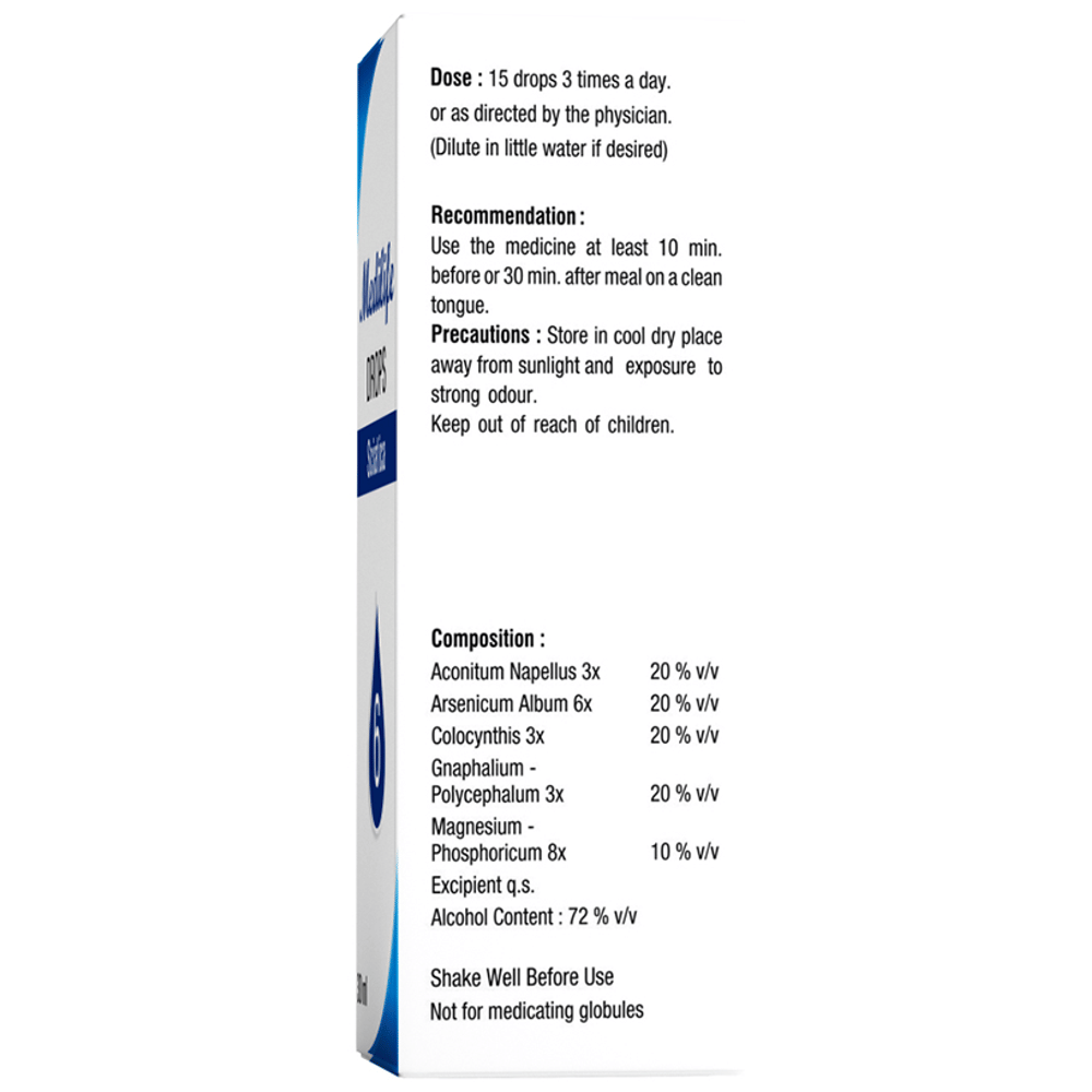 Medilife No 6 Sciatica Drop (30ml Each) box of 1 Bottle