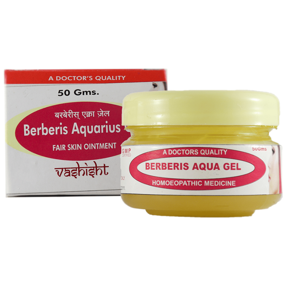 Vashisht Berberis Aquarius Gel jar of 50 gm Gel Vashisht Berberis Aquarius Gel jar of 50 gm Gel