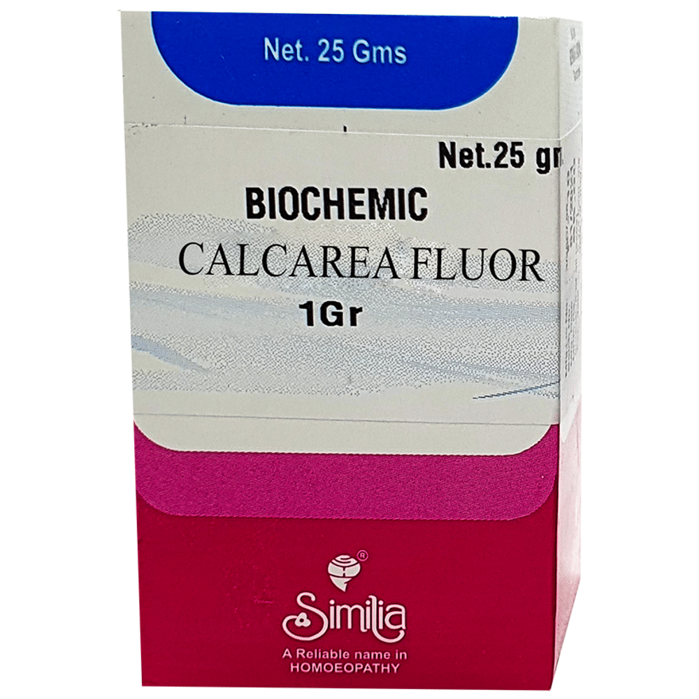 Similia Calcarea Fluor Biochemic Tablet 6X bottle of 25 gm Biochemic Tablet