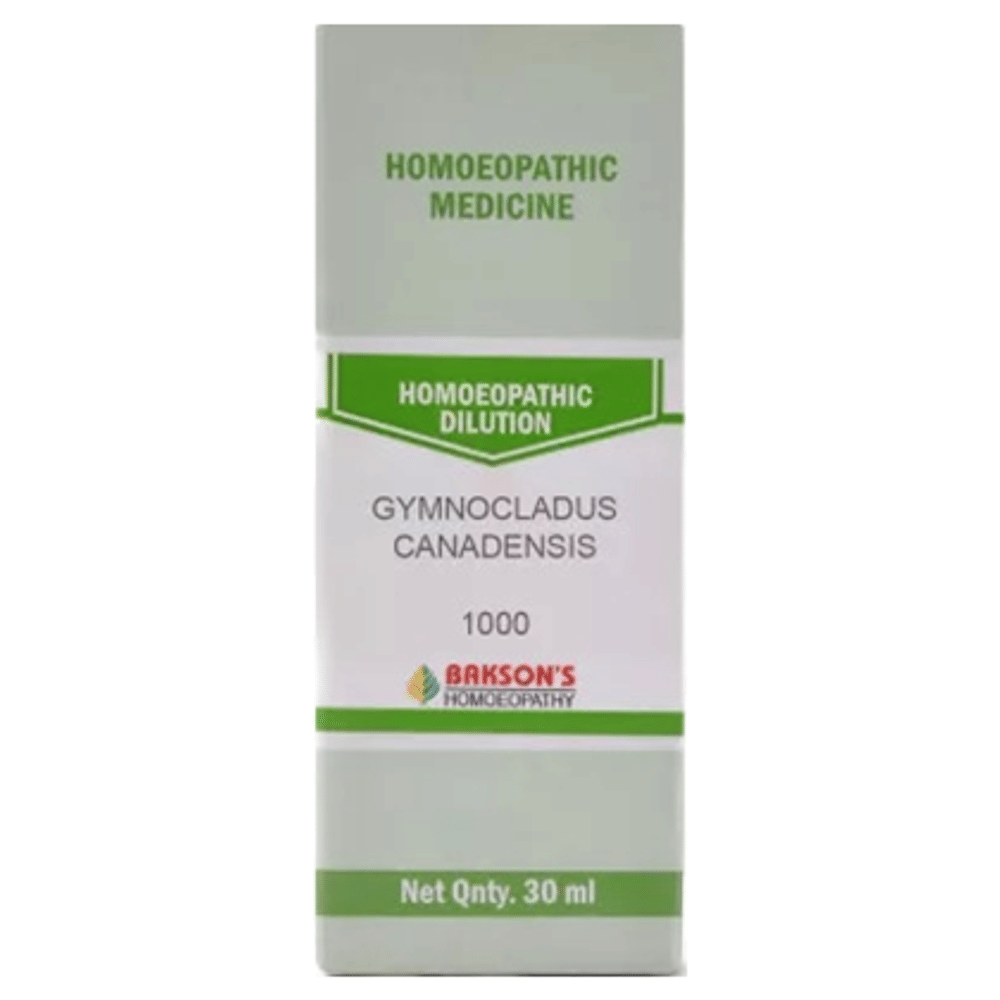 Bakson's Homeopathy Gymnocladus Canadensis Dilution 30 bottle of 30 ml Dilution