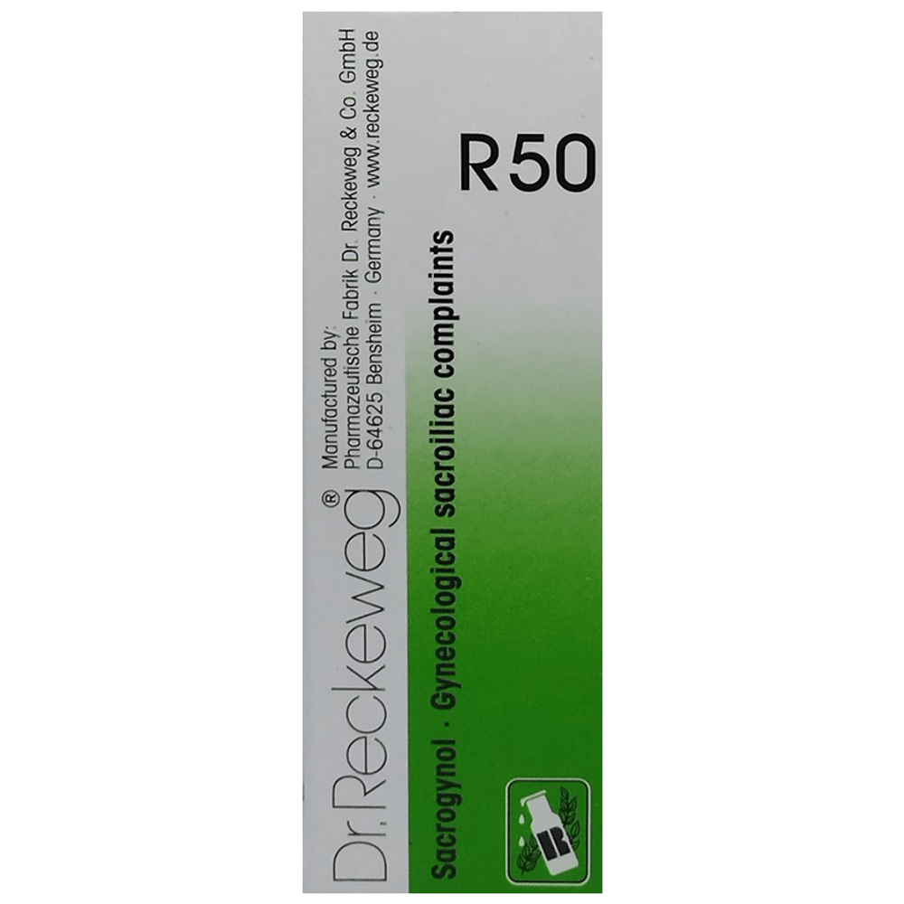 Dr. Reckeweg R50 Gynecological Sacroiliac Complaints Drop bottle of 22 ml Drop