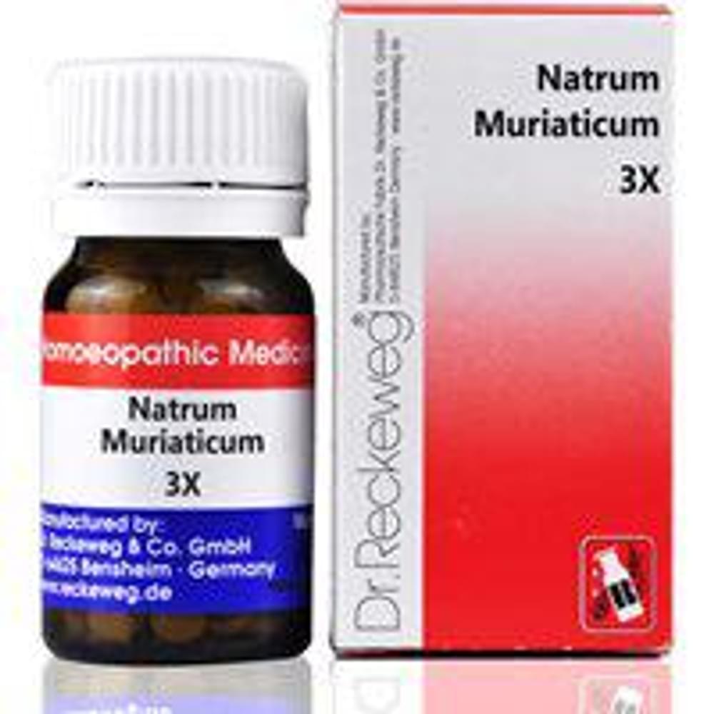 Dr. Reckeweg Natrum Muriaticum Biochemic Tablet 3X bottle of 20 gm Biochemic Tablet