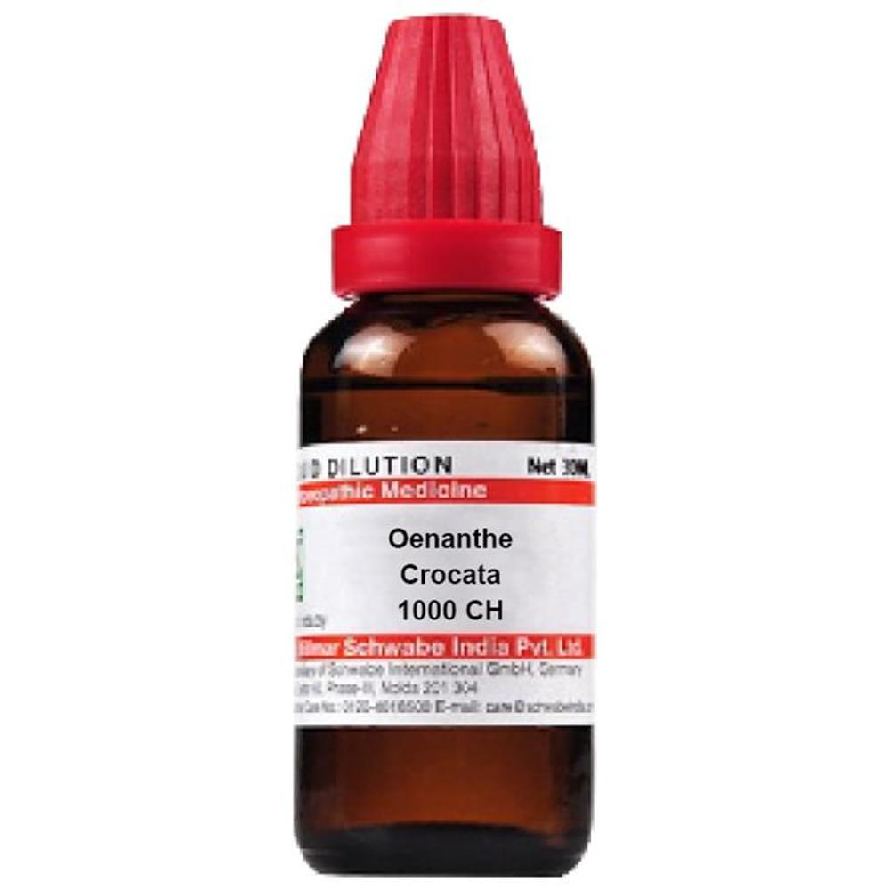 Dr Willmar Schwabe India Oenanthe Crocata Dilution 1000 CH bottle of 30 ml Dilution