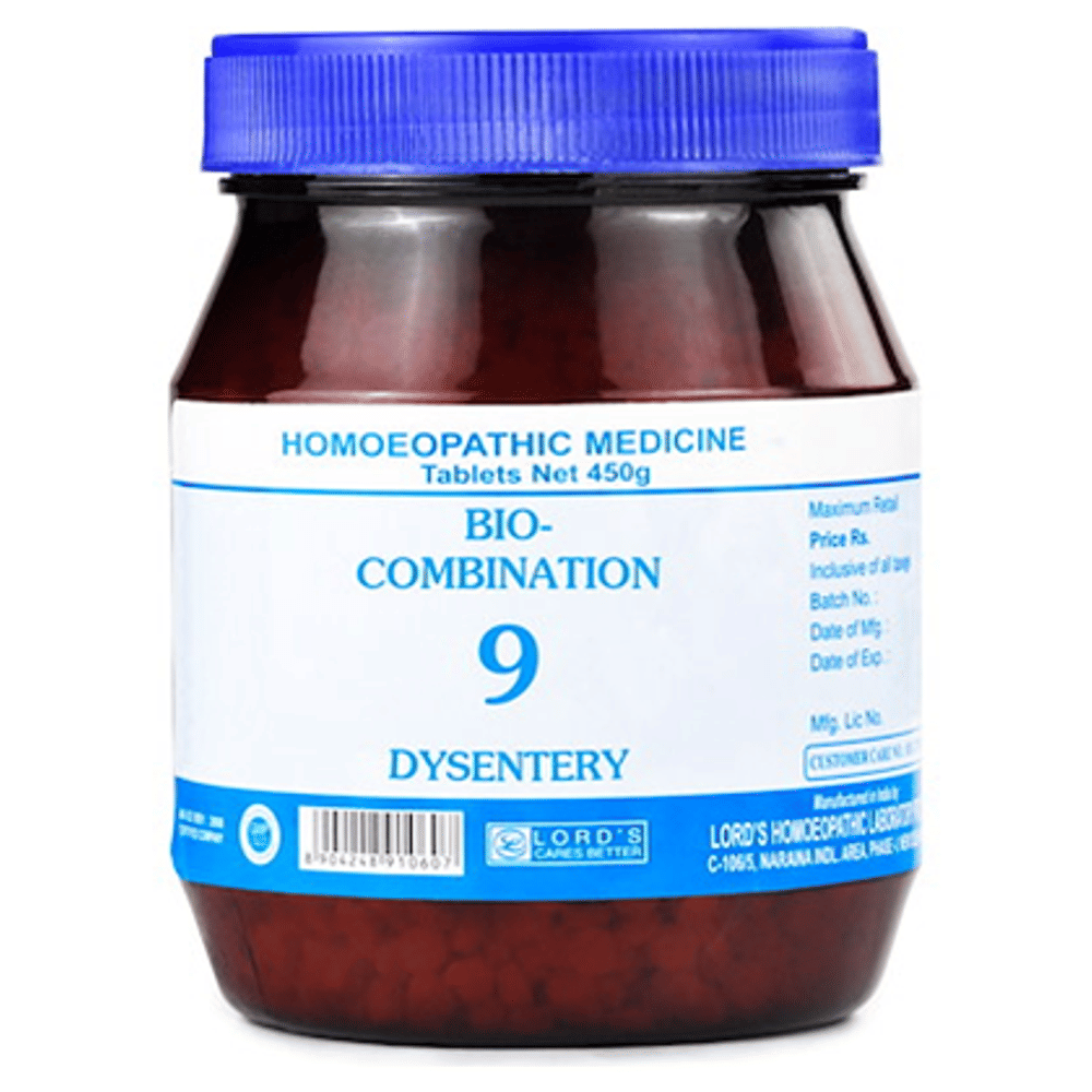Lord's Bio-Combination 9 Tablet bottle of 450 gm Biocombination Tablet