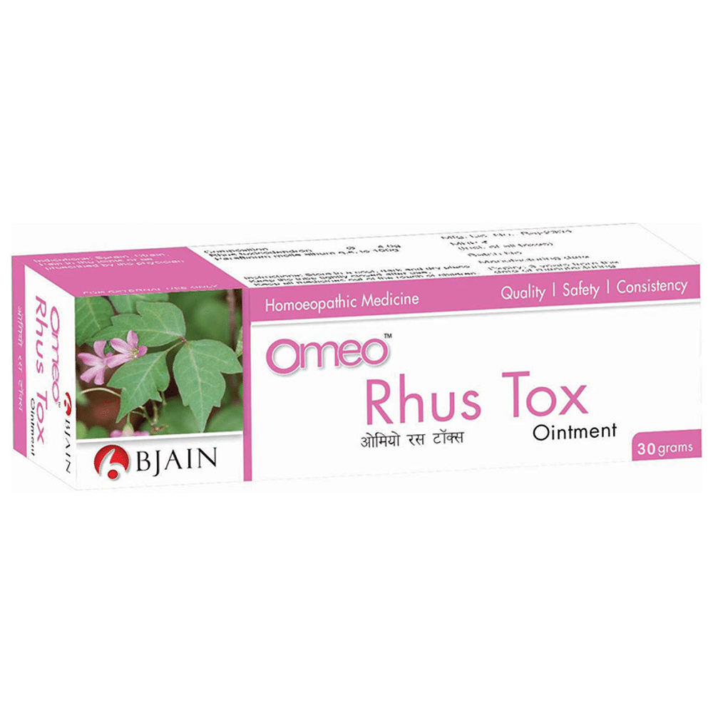Bjain Omeo Rhus Tox Ointment tube of 30 gm Ointment