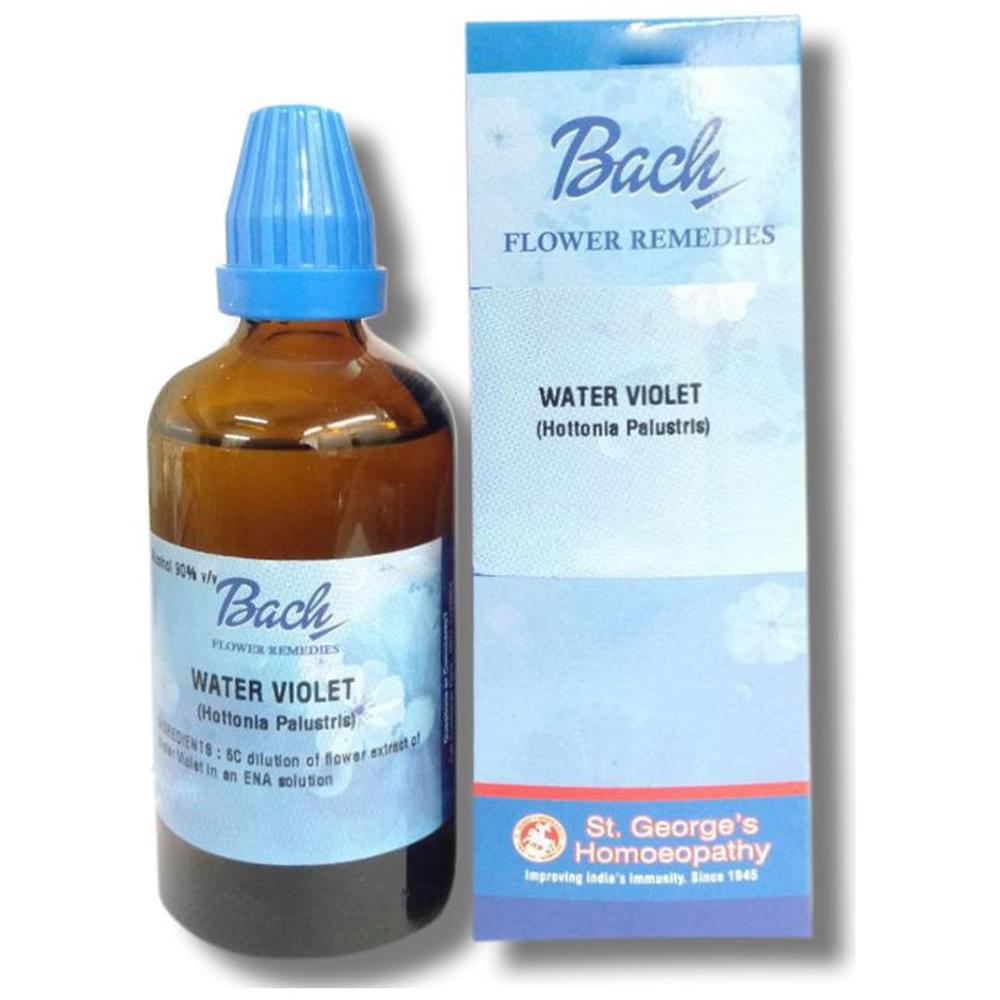St. George‚Äôs Bach Flower Water Violet bottle of 30 ml Dilution