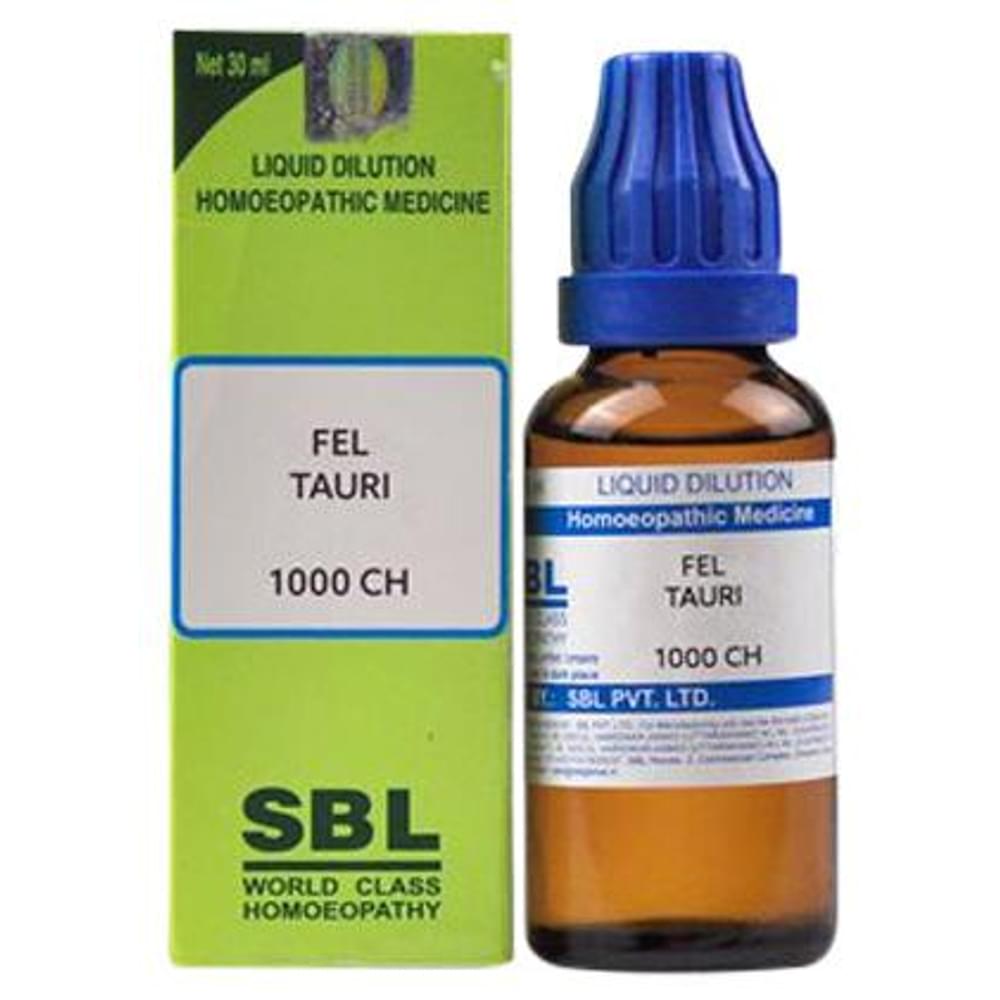 SBL Fel Tauri Dilution 1000 CH bottle of 30 ml Dilution