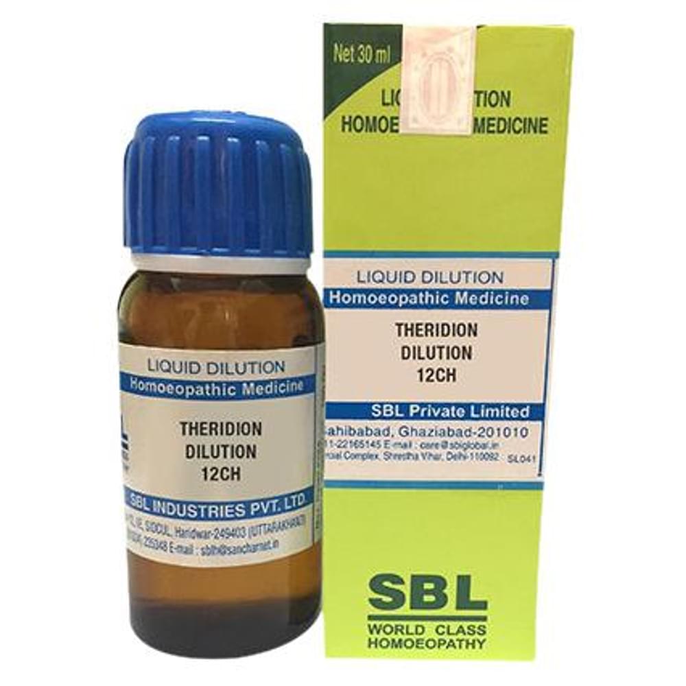 SBL Theridion Dilution 12 CH bottle of 30 ml Dilution SBL Theridion Dilution 12 CH bottle of 30 ml Dilution