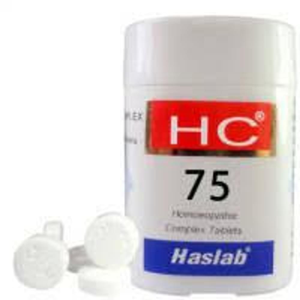 Haslab HC 75 Chamomilla Complex Tablet bottle of 20 gm Tablet Haslab HC 75 Chamomilla Complex Tablet bottle of 20 gm Tablet