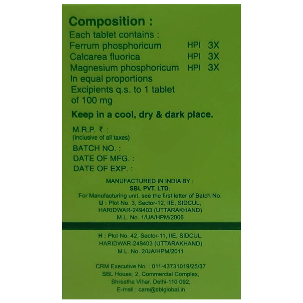 SBL Bio-Combination 23 Tablet bottle of 25 gm Biocombination Tablet