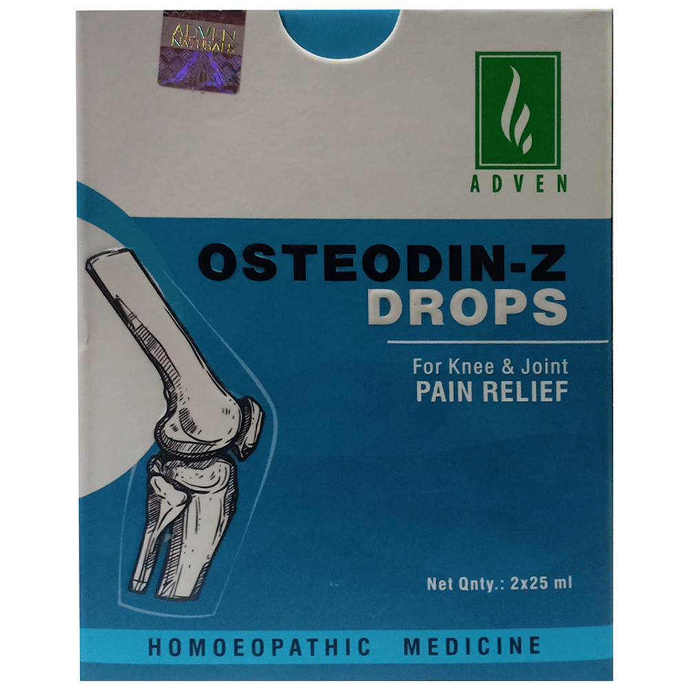 Adven Osteodin-Z Drops (25ml Each) box of 2 bottles