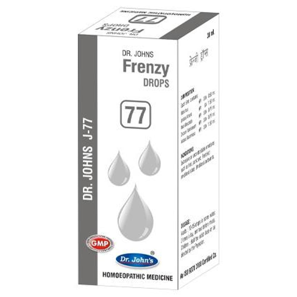 Dr. Johns J-77 Frenzy Drop bottle of 30 ml Drop Dr. Johns J-77 Frenzy Drop bottle of 30 ml Drop