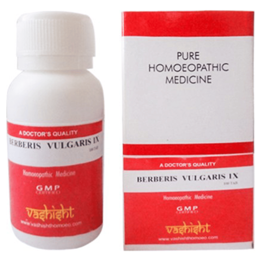Vashisht Berberis Vulgaris Tablet 1X bottle of 100 tablets Vashisht Berberis Vulgaris Tablet 1X bottle of 100 tablets