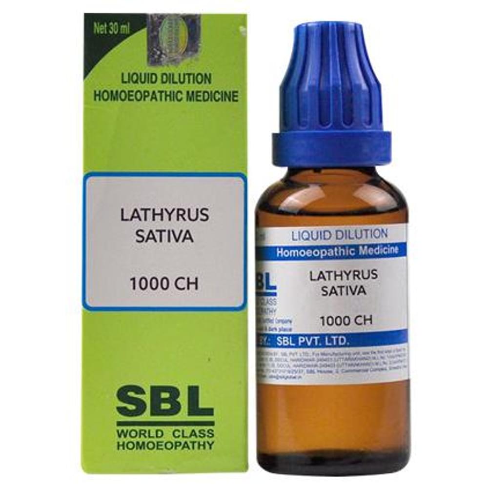SBL Lathyrus Sativa Dilution 1000 CH bottle of 30 ml Dilution SBL Lathyrus Sativa Dilution 1000 CH bottle of 30 ml Dilution