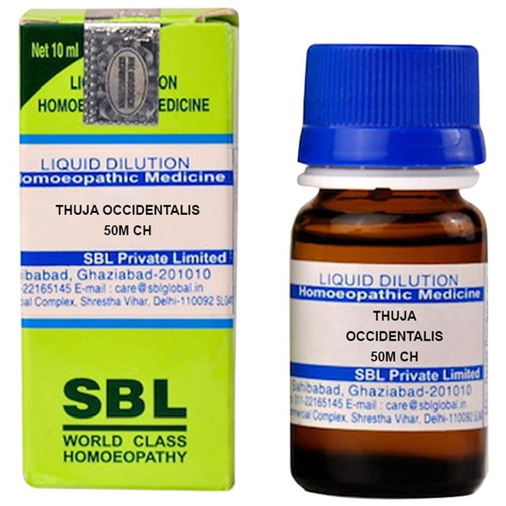 SBL Thuja Occidentalis Dilution 50M CH bottle of 10 ml Dilution