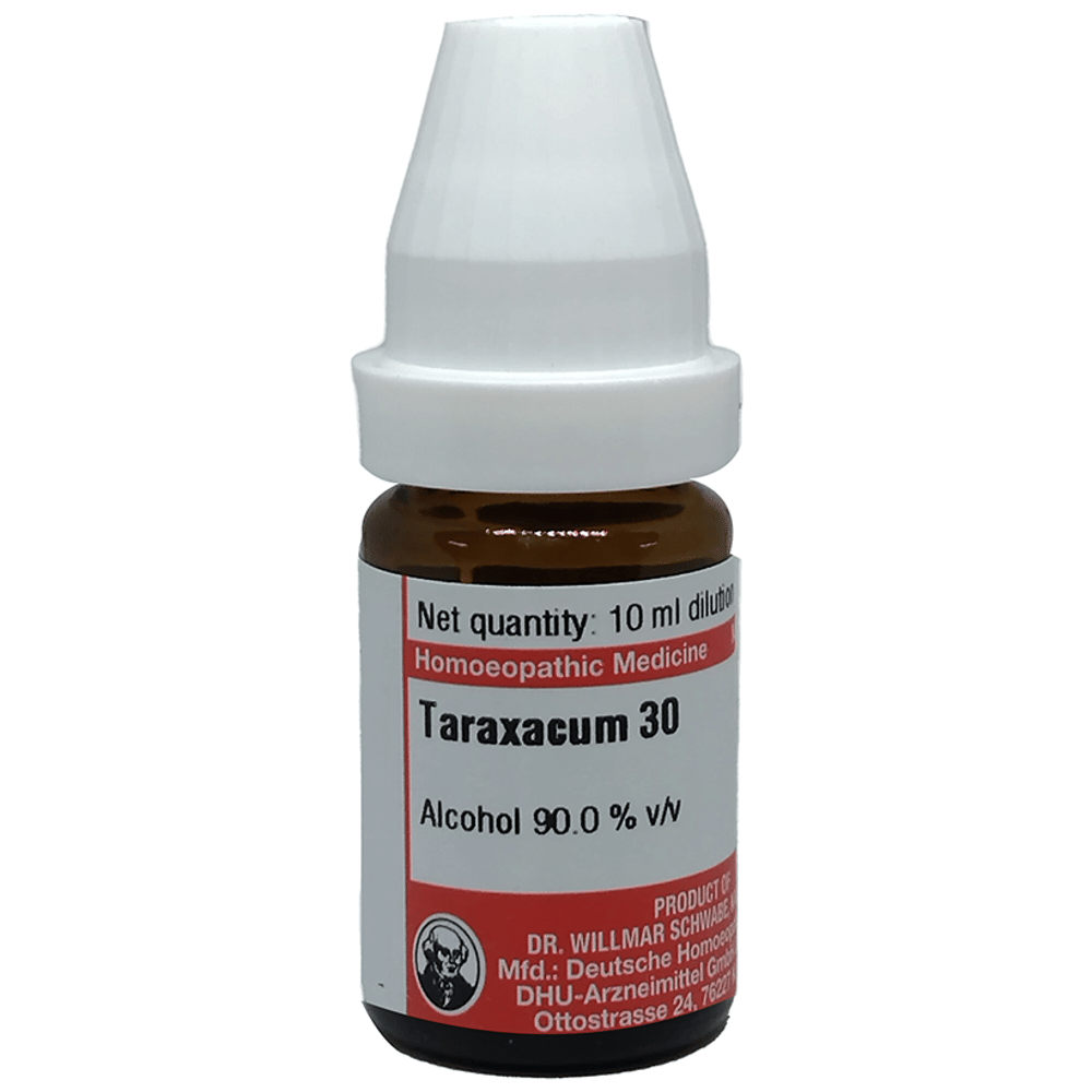 Dr Willmar Schwabe Germany Taraxacum Dilution 30 bottle of 10 ml Dilution