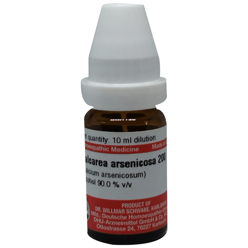 Dr Willmar Schwabe Germany Calcarea Arsenicosa Dilution 200 bottle of 10 ml Dilution