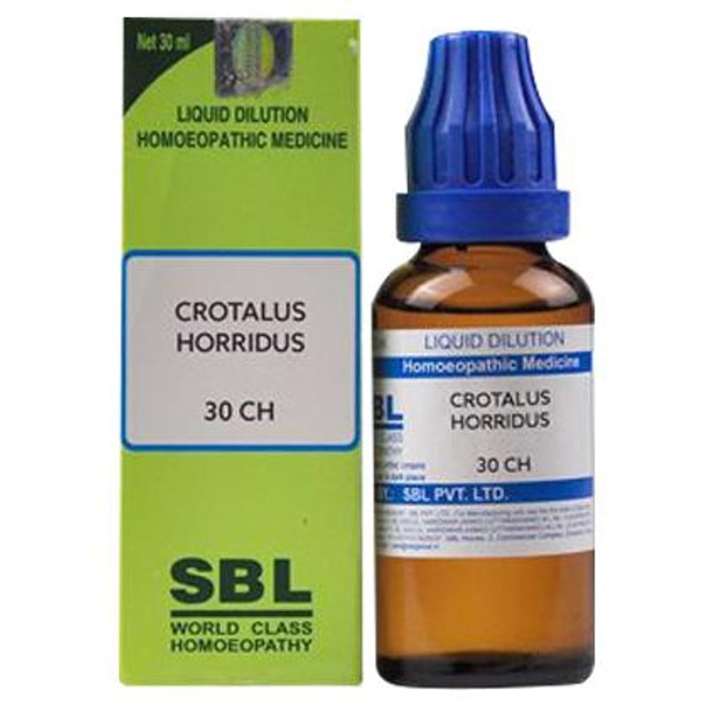 SBL Crotalus Horridus Dilution 30 CH bottle of 30 ml Dilution