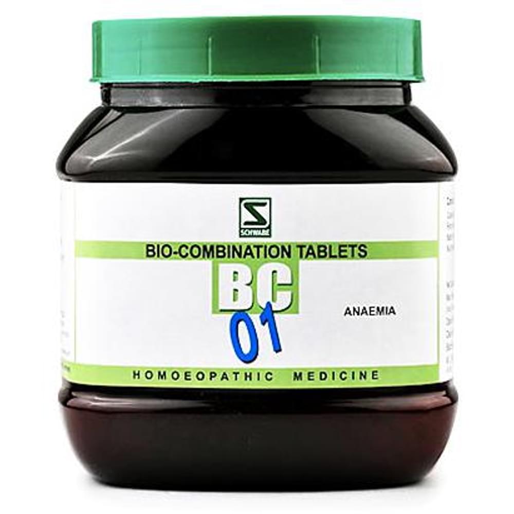 Dr Willmar Schwabe India Bio-Combination 01 (BC 01)Tablet bottle of 550 gm Biocombination Tablet