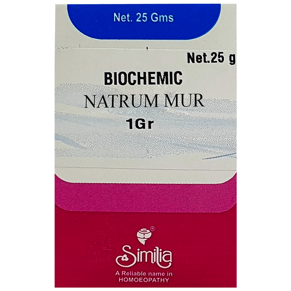Similia Natrum Mur Biochemic Tablet 6X bottle of 25 gm Biochemic Tablet