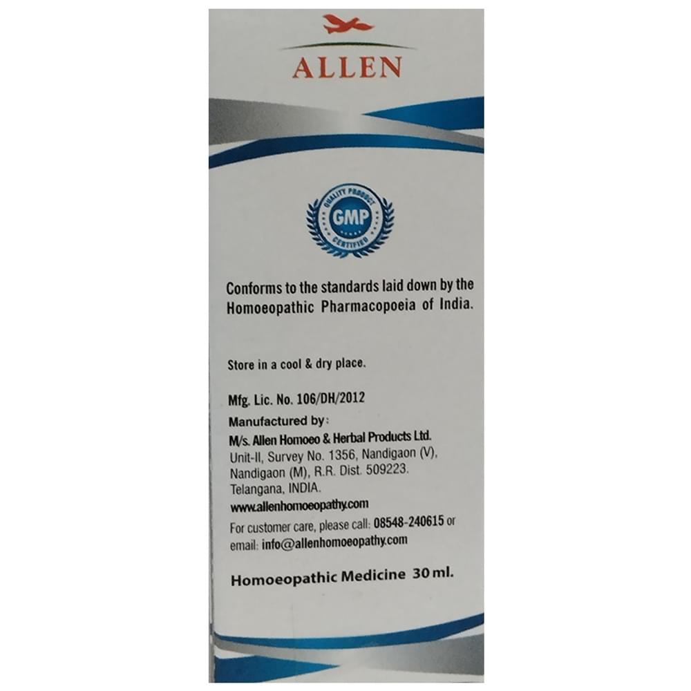 Allen Arsenicum Album Dilution 200 bottle of 30 ml Dilution