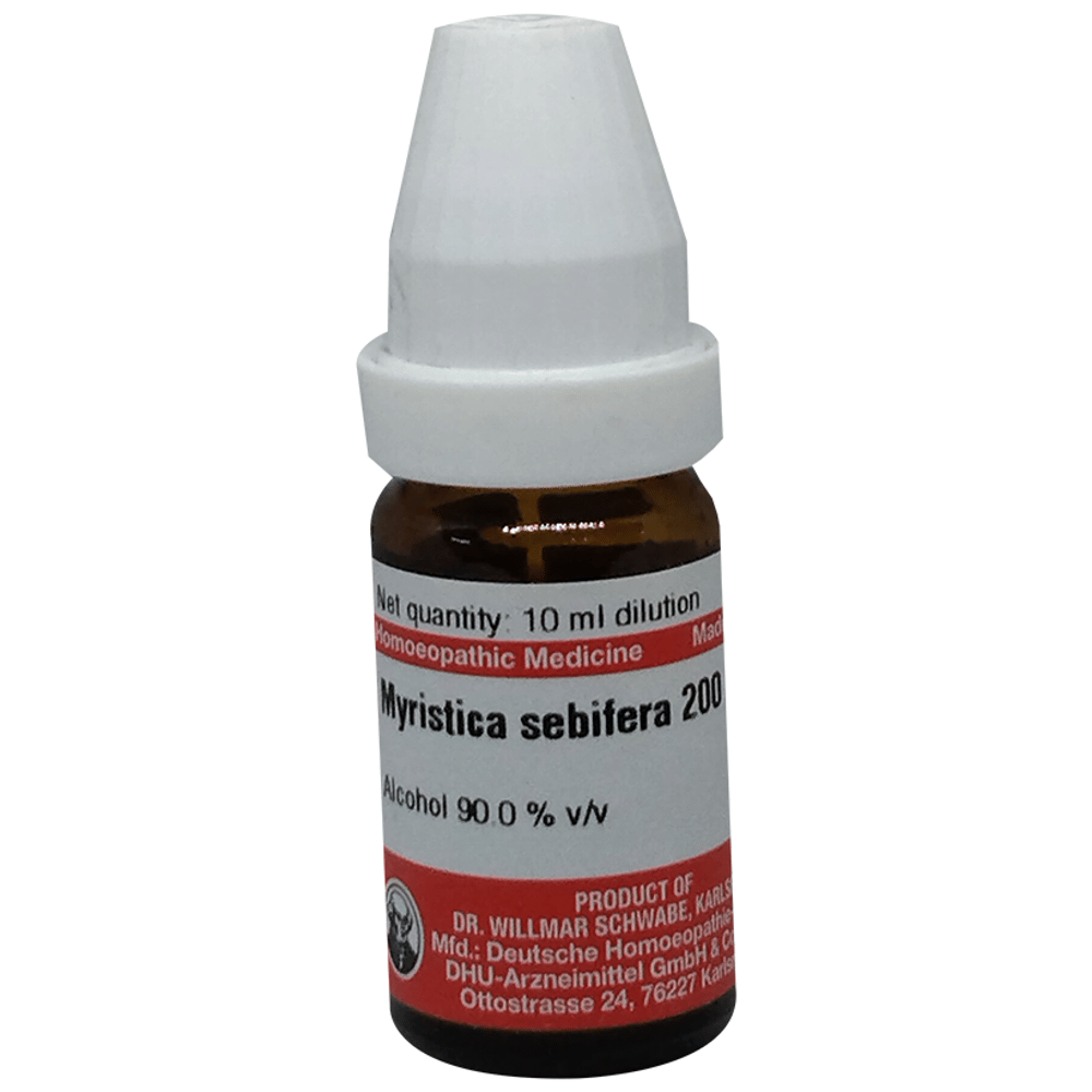 Dr Willmar Schwabe Germany Myristica Sebifera Dilution 200 bottle of 10 ml Dilution