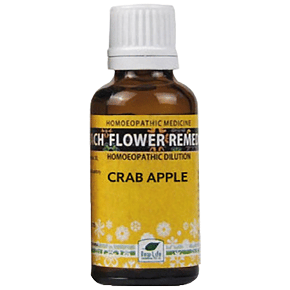 New Life Bach Flower Crab Apple 30 bottle of 100 ml Dilution New Life Bach Flower Crab Apple 30 bottle of 100 ml Dilution