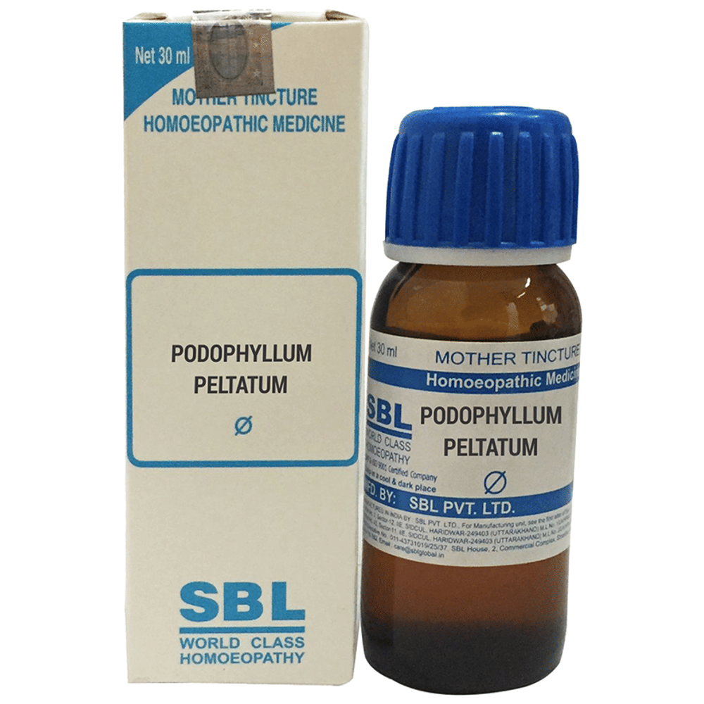 SBL Podophyllum Peltatum Mother Tincture Q bottle of 30 ml Mother Tincture