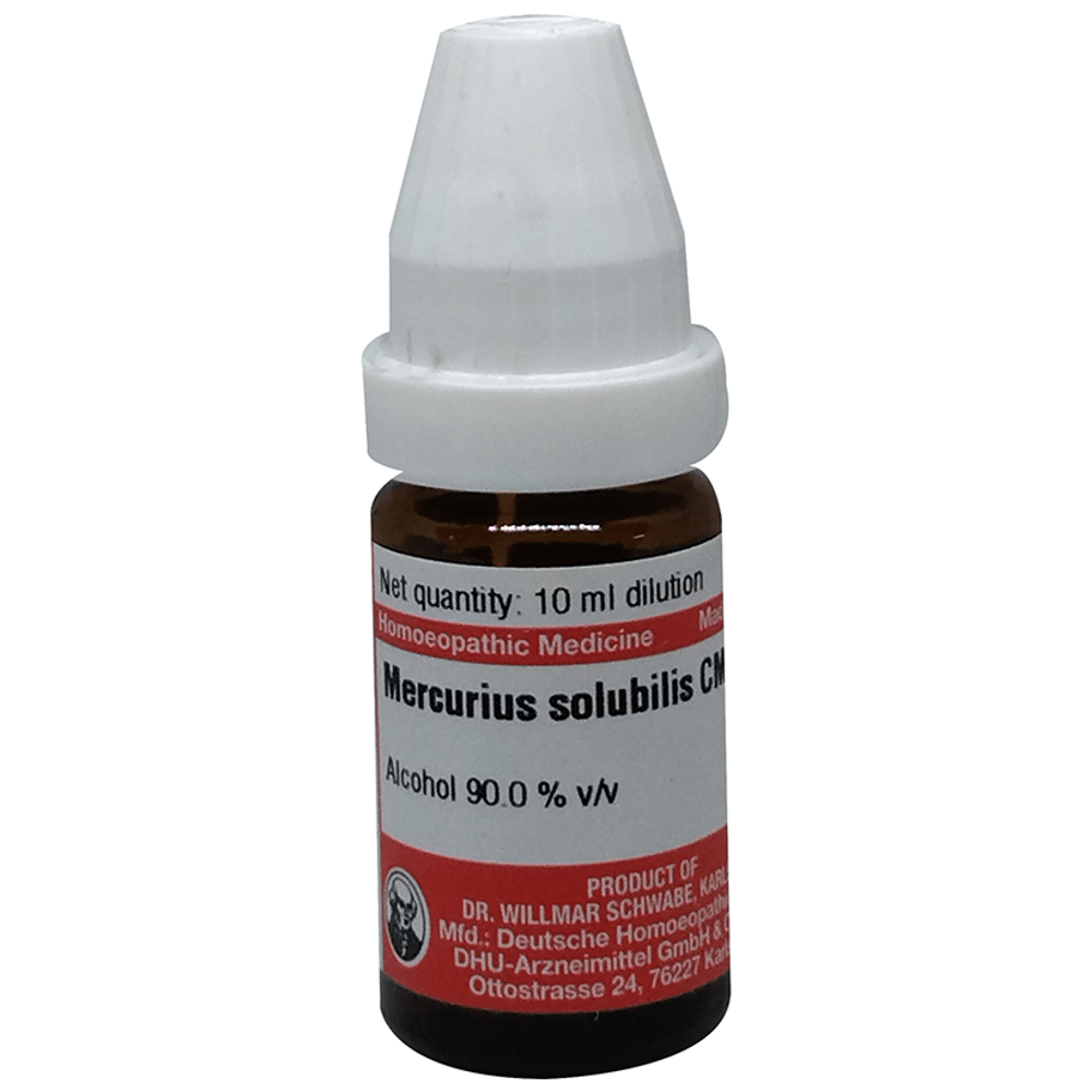 Dr Willmar Schwabe Germany Mercurius Solubilis Dilution CM bottle of 10 ml Dilution