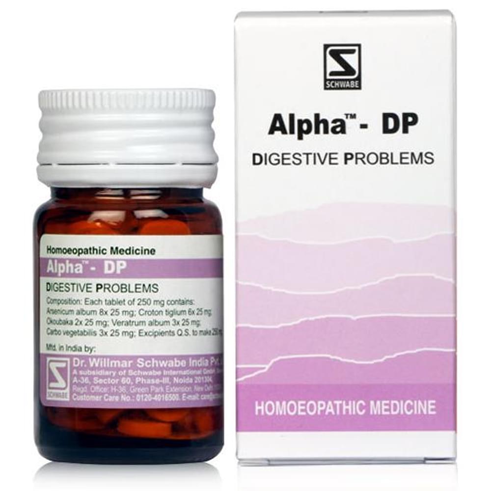 Dr Willmar Schwabe India Alpha - DP Tablet bottle of 20 gm Tablet