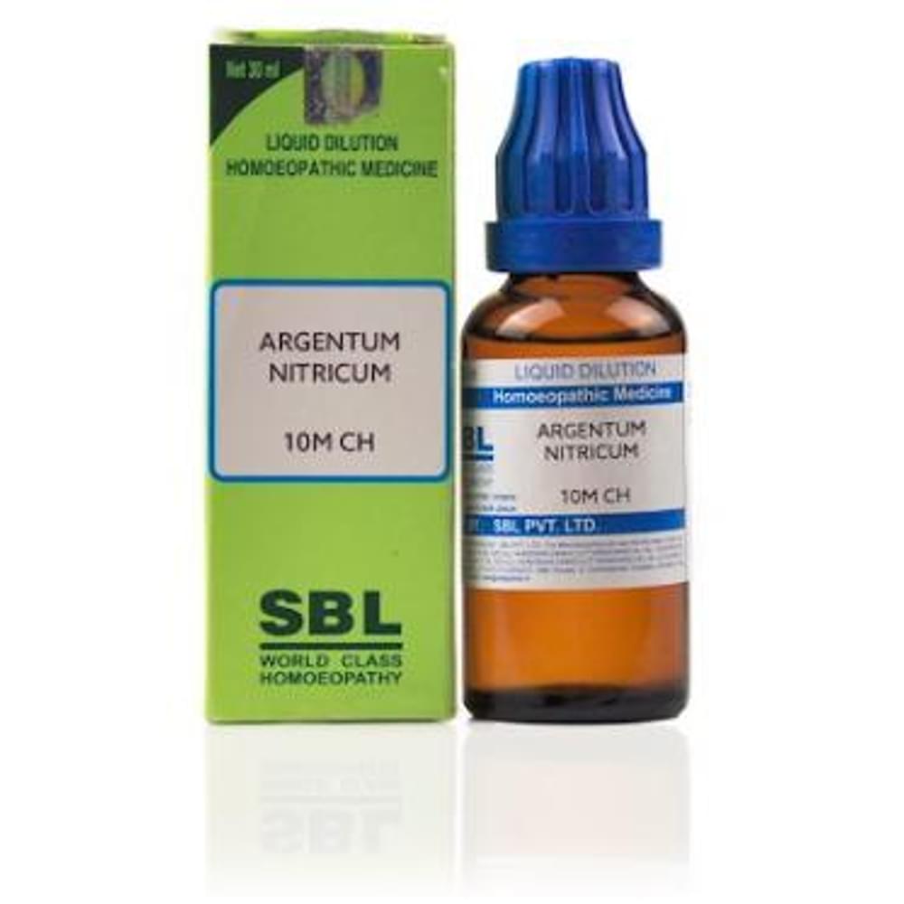 SBL Argentum Nitricum Dilution 10M CH bottle of 30 ml Dilution SBL Argentum Nitricum Dilution 10M CH bottle of 30 ml Dilution