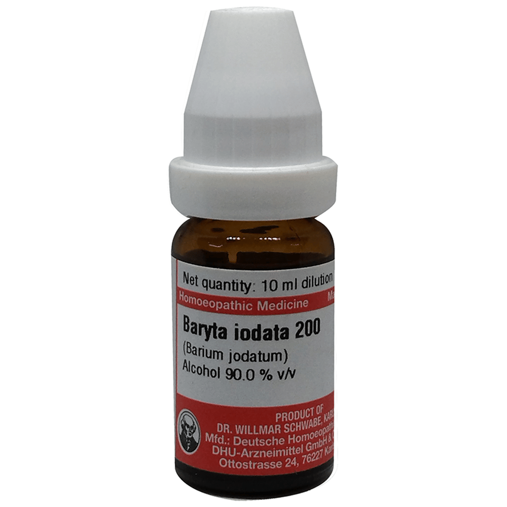 Dr Willmar Schwabe Germany Baryta Iodata Dilution 200 bottle of 10 ml Dilution